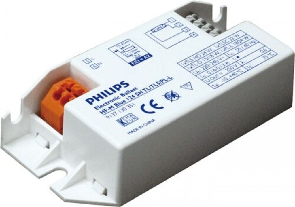 Philips 53638930 Vorschaltgeraet HF-M blue 124 SH TL/TL5/PL-L 230-240V