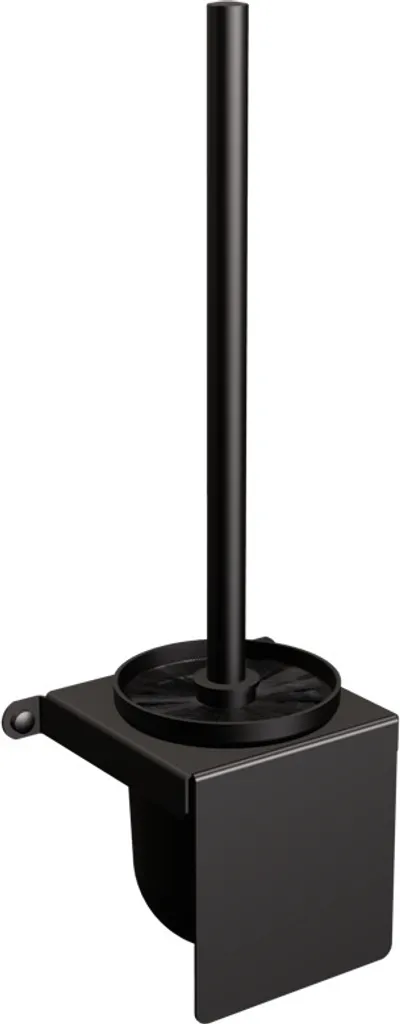 Scopino WC TECHNIC Nero Opaco Sospeso - Acciaio Inox Anti-Ruggine