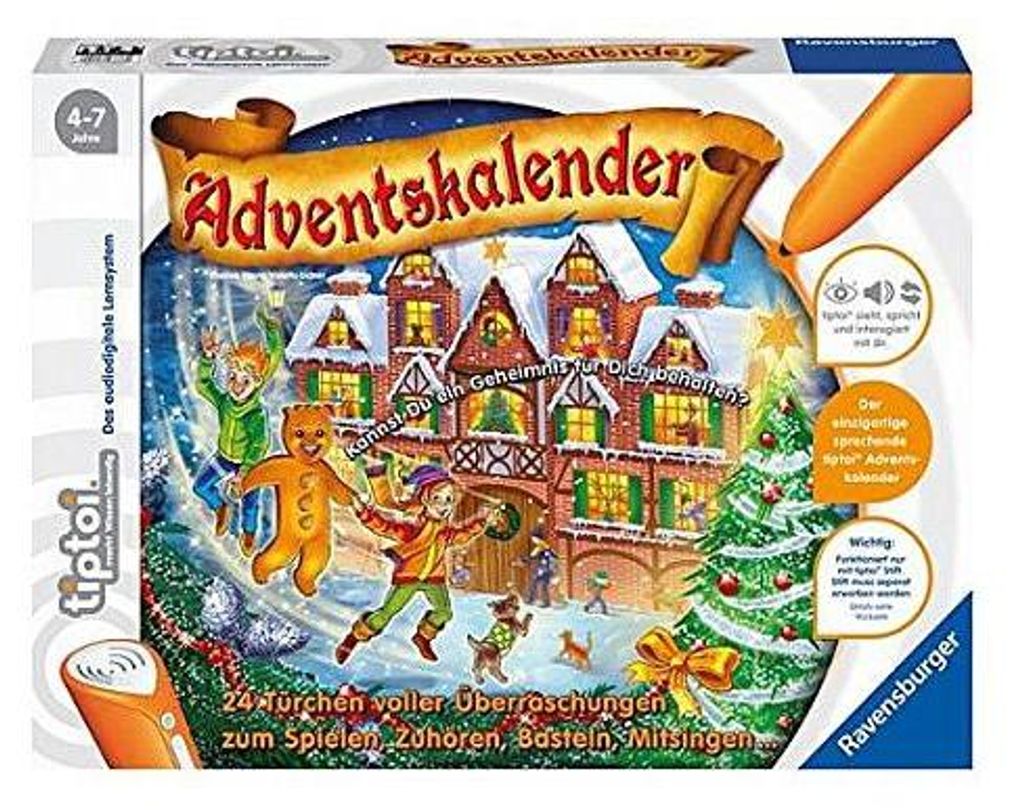 Ravensburger 00562 - Tiptoi Adventskalender, ohne Stift Produktbild 