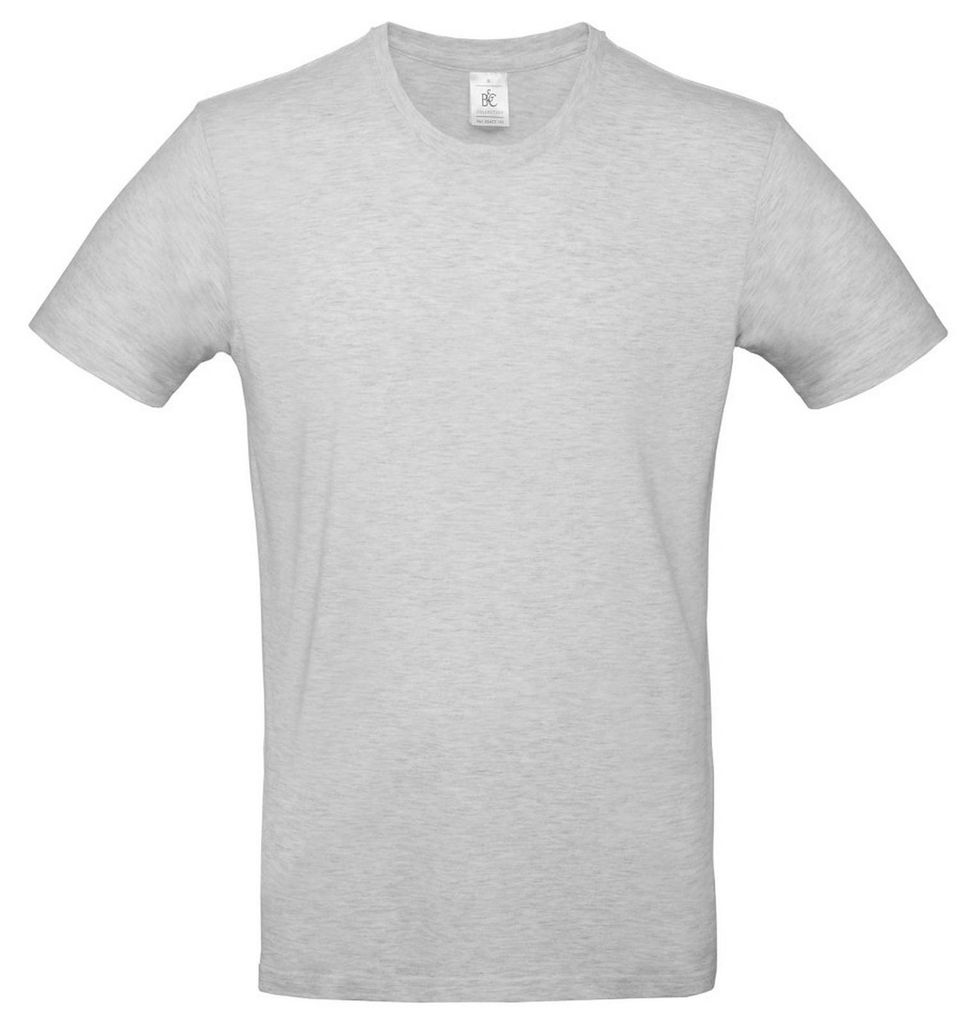 B&C Herren T-Shirt #E190 Tee FK134 (M) (Aschgrau)