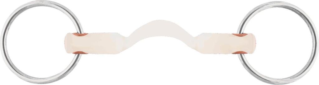 Sprenger Nathe Stangengebiss 20 mm normal mit Zungenfreiheit Thermoplast, Größe:125 mm