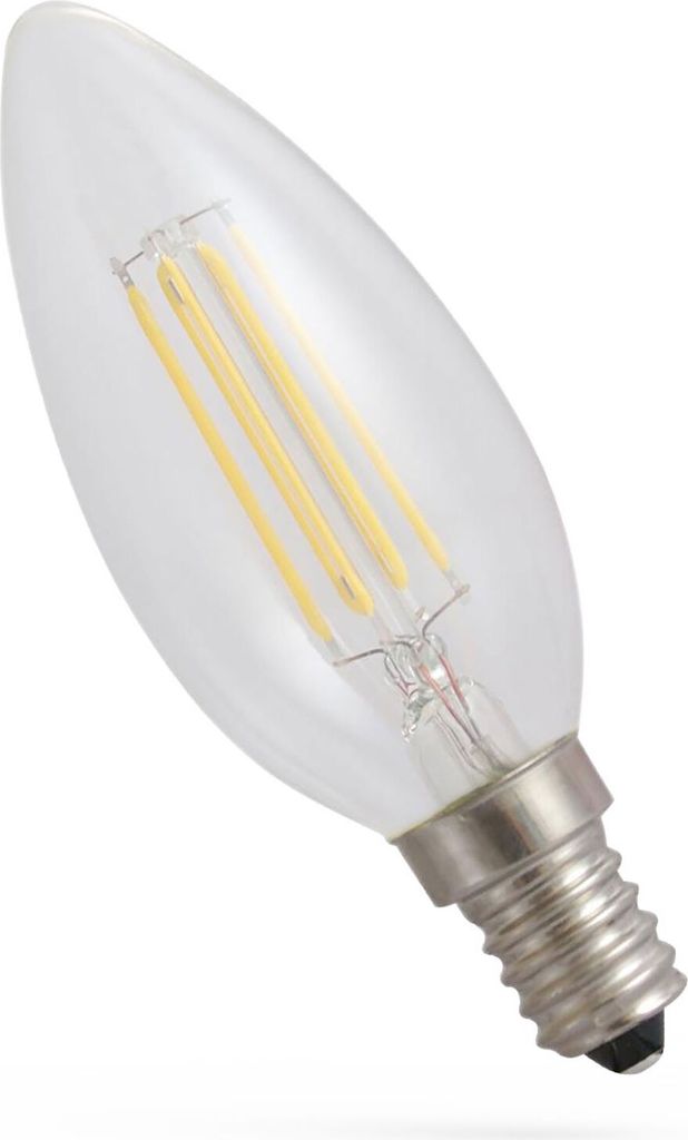 Spectrum LED E14 C35 Filament klar 1W 230V 60lm Kerze 300° Produktbild 