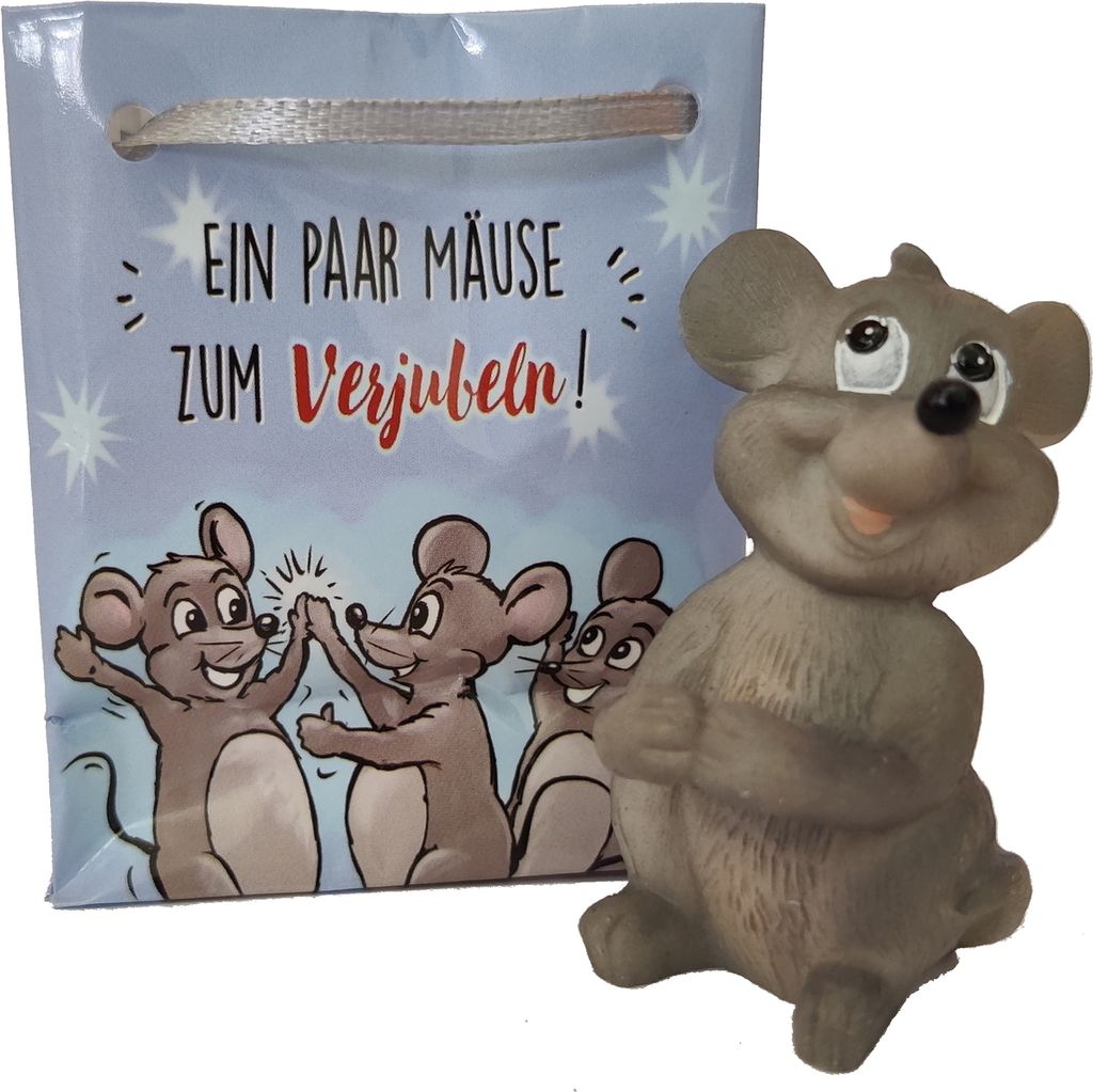 Ein paar Mäuse zum Verjubeln Geldgeschenkbox mit Dekomaus