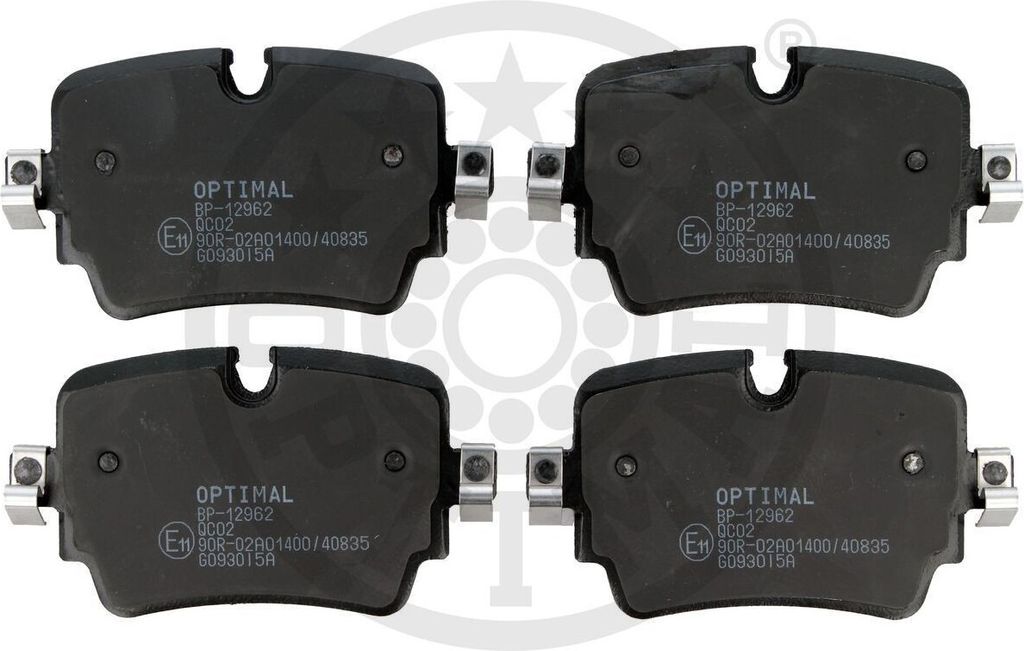 OPTIMAL Bremsbeläge Satz Hinten Bremsklötze für JAGUAR XJ (X35, J12, J24) BP-12962