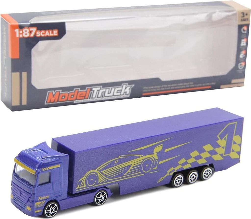 Lila Lastwagen (Spielzeug, Fahrzeuge) Produktbild 