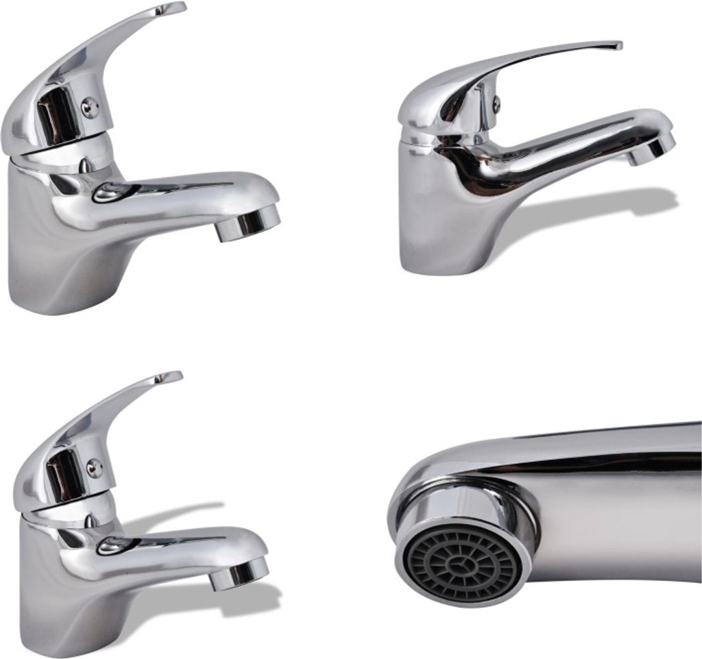 vidaXL Bidet Wasserhähne 2 Stk. Chrom - Bidetarmatur - Bidetarmaturen - Badarmatur - Badarmaturen