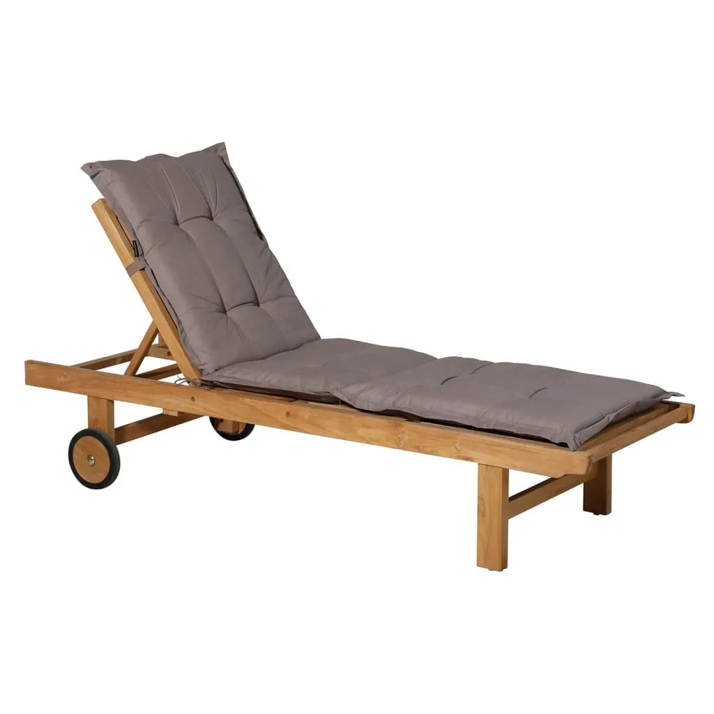 Cuscino Madison Basic 200x60 cm Taupe - Comfort Premium per Lettino