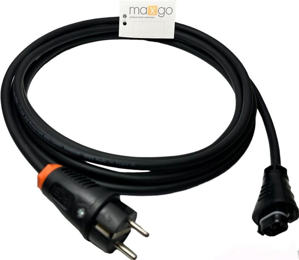 Solar Kabel AC- Stromkabel Verlängerungskabel H07RN-F 3G1,5mm² HMS-Feldstecker auf Schuko-Stecker Für Hoymiles Mikro-Wechselrichter 3-30m, Grö...