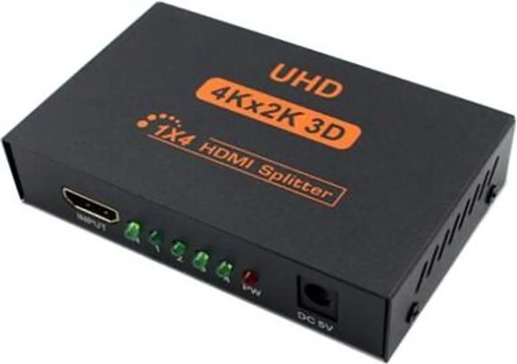 Splitter HDMI 4K HOPE R: Sdoppia il tuo Segnale su 4 Monitor in un Click