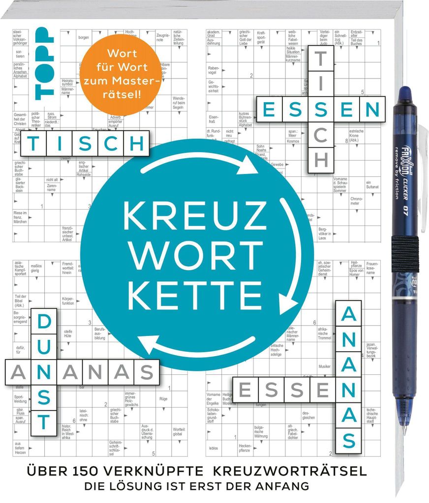 Die Kreuzwortkette - 150 verknüpfte Kreuzworträtsel: Die Produktbild 