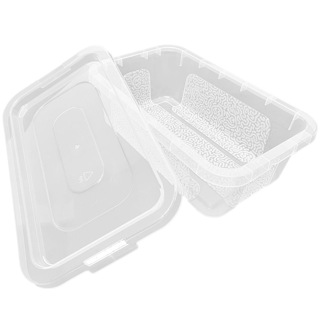 Aufbewahrungsbox Mit Deckel Kunststoffbehälter Container Produktbild 6