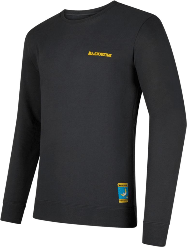 Climbing on the Moon Sweatshirt M, Pullover, Herren - La Sportiva, Größe:XL, Farbe:G00Y08-Carbon/Giallo