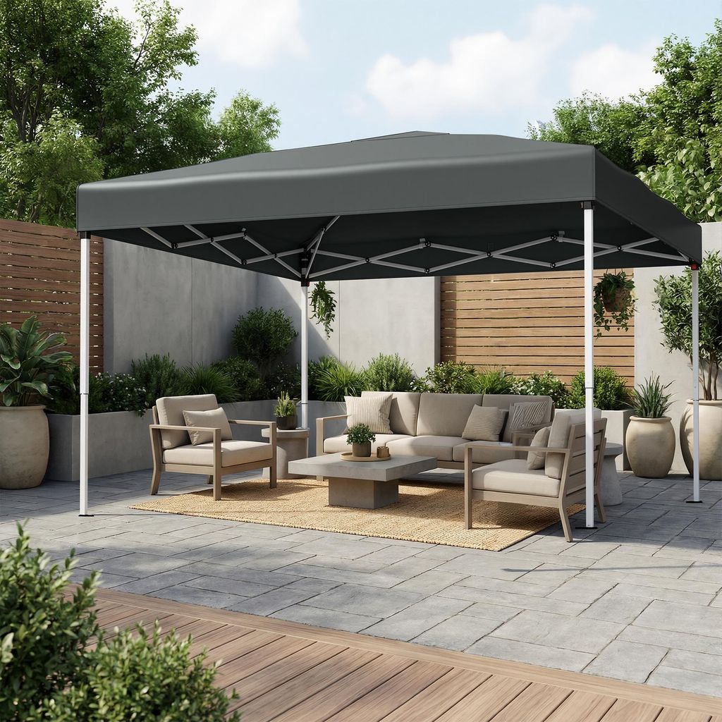 SONGMICS Faltzelt 3 x 3 m, stabil, tragbar, Pavillon für Produktbild 