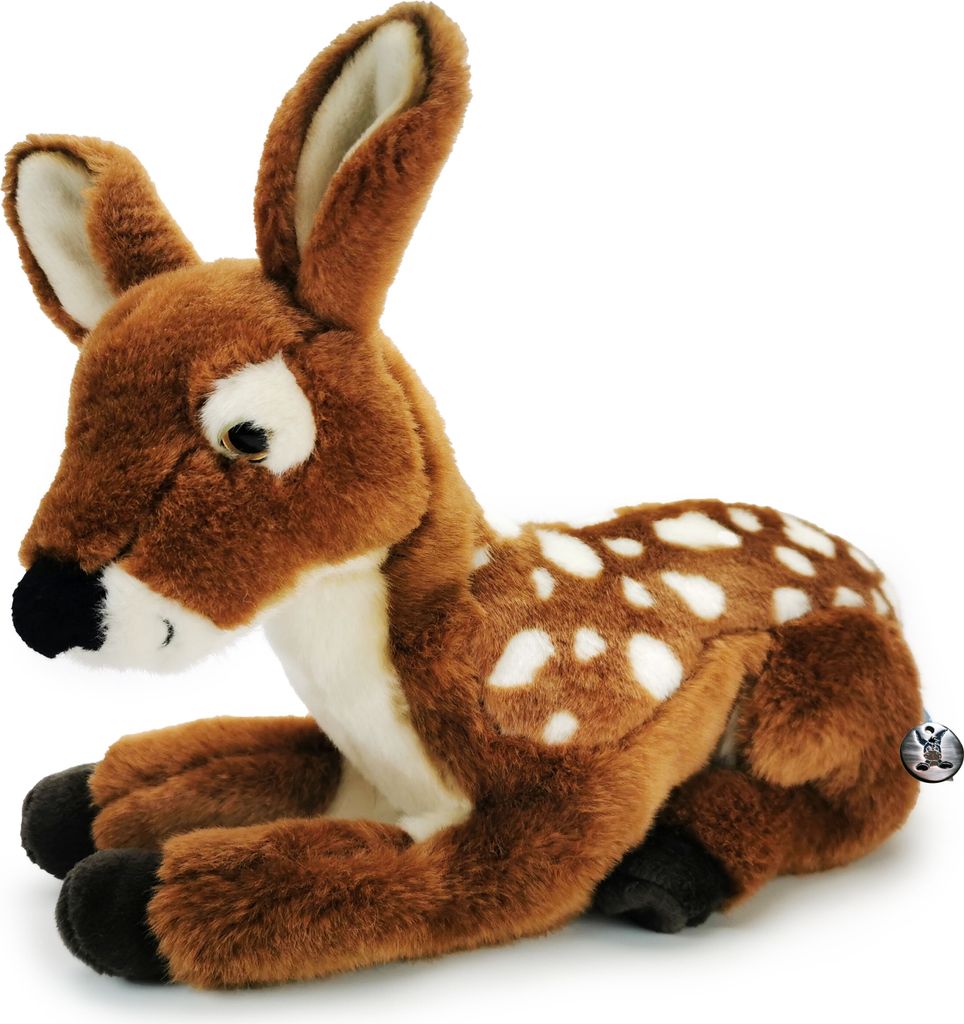 Reh Kitz Kuscheltier liegend 28 cm Rehkitz Hirsch Plüsch SARNA