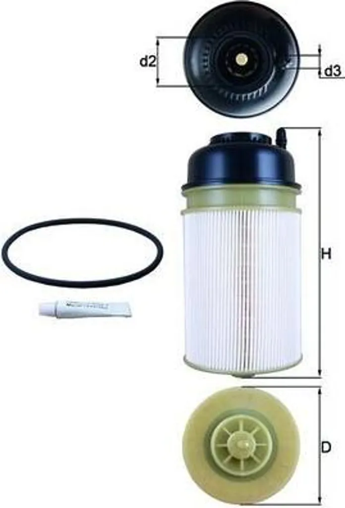 Filtre à Carburant Kx406D MB : Séparation d'Eau et Filtration Fine