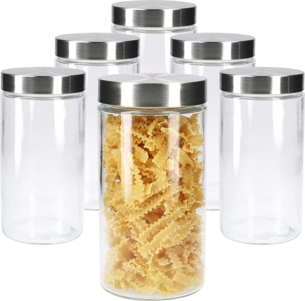 6er Set Bera Vorratsglas 1.7L Produktbild 