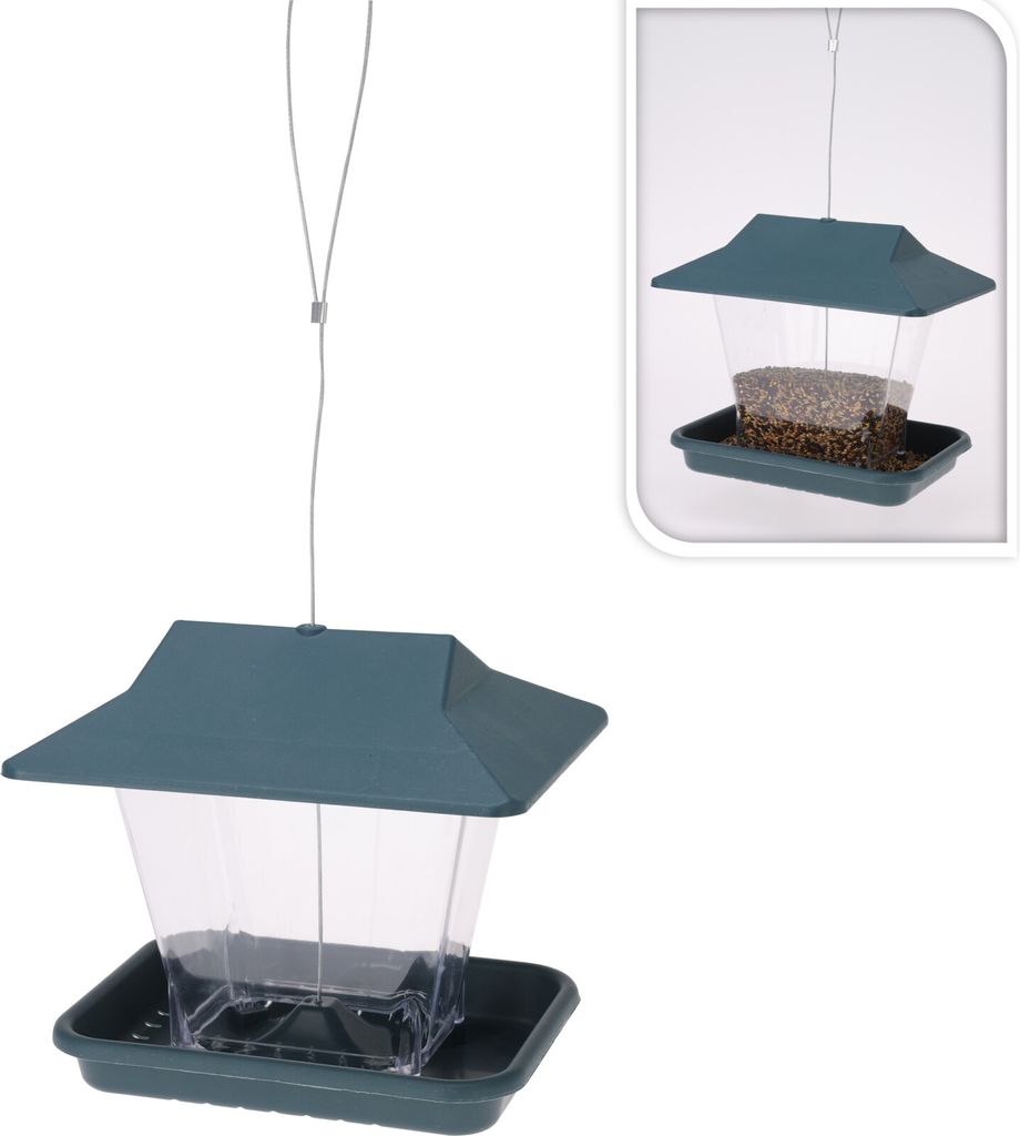 PROGARDEN Vogelhaus VOGELFUTTERHAUS für Getreidekörner Produktbild 