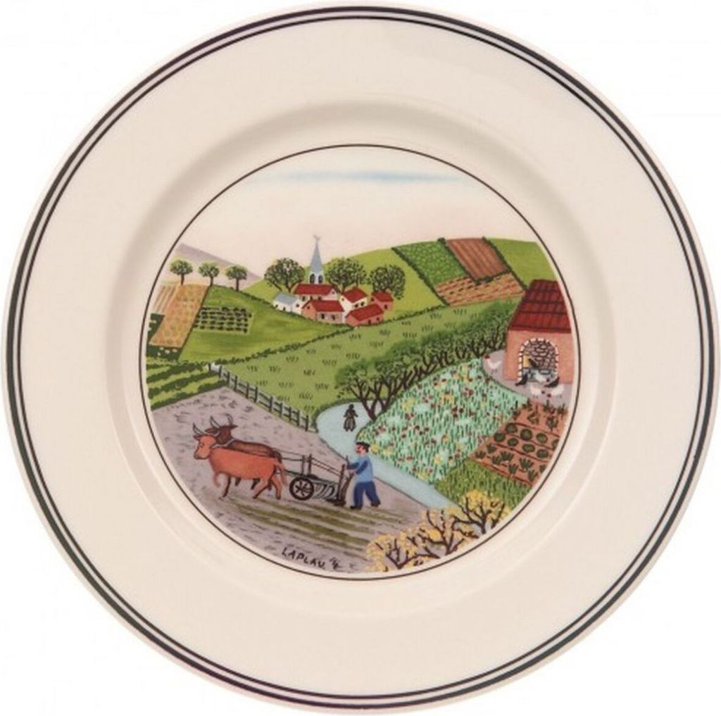 Villeroy & Boch Design Naif Brotteller Feldarbeit 17 cm