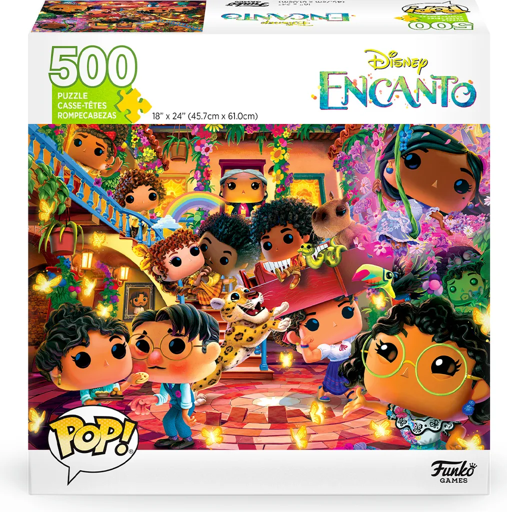 Puzzle Encanto 500 Pièces Funko Games : Qualité Premium et Design Pop