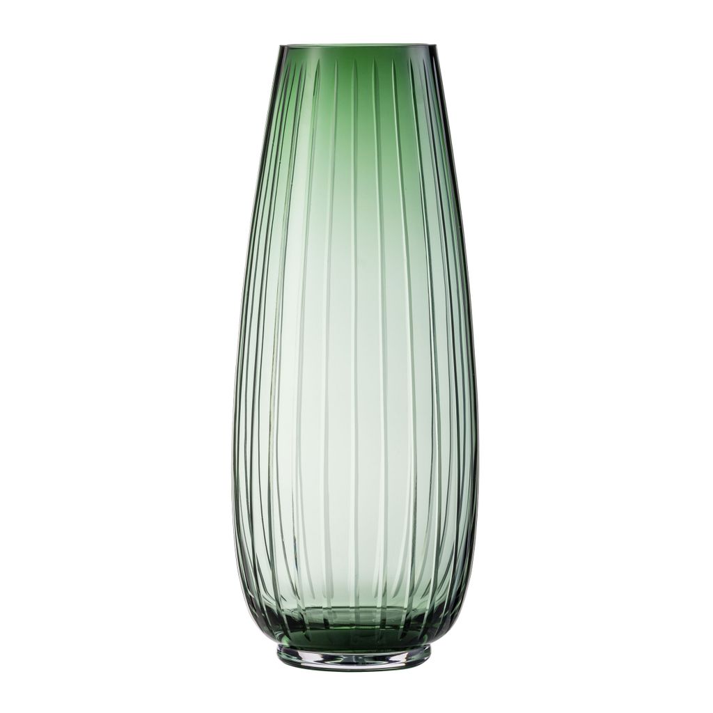 ZWIESEL GLAS handmade VASE SIGNUM 410 SMOKY GREEN 122255