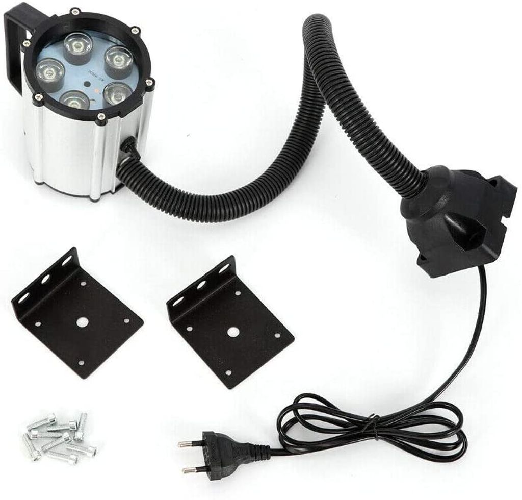 LED Wasserdicht Flexibel Drehmaschine Licht Schwanenhals Magnetische Basis Lampe 