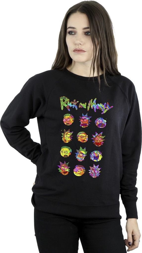 Rick And Morty - Sweatshirt für Damen BI33683 (M) (Schwarz)
