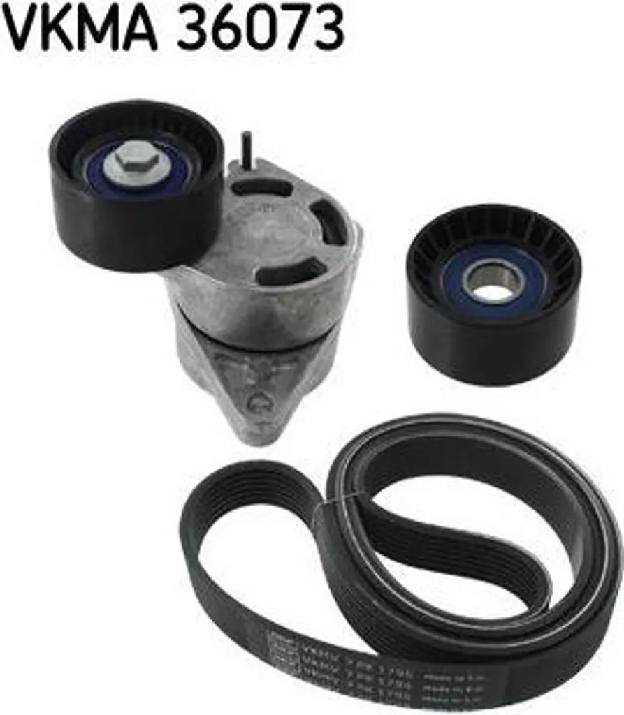 Jeu de courroies crantées SKF VKMA 36073 pour Renault Trafic et Vivaro