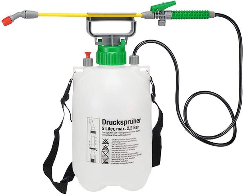 5 L Drucksprüher Drucksprühgerät Gartenspritze Pflanzensprüher Pumpsprüher