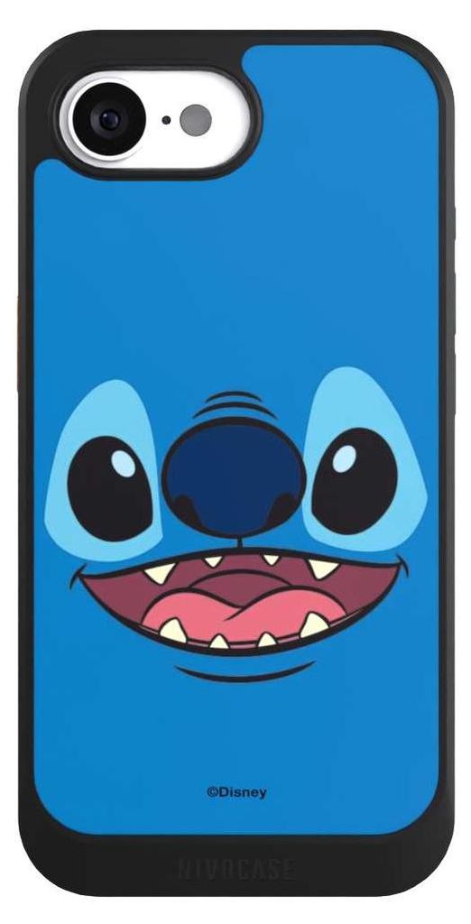 NIVOCASE Hülle für Apple iPhone 16e Handyhülle NIVOcore Case Schwarz Disney Offizielles Lizenzprodukt Lilo & Stitch