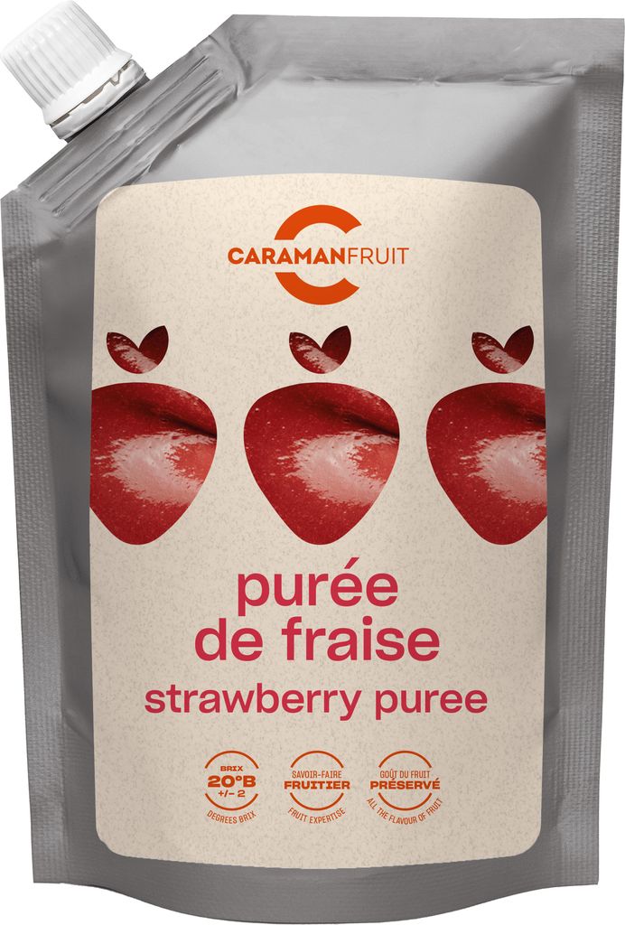 Erdbeer - Frucht-Püree, 1000 g Produktbild 