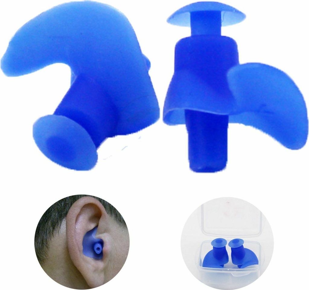 3x Clip Nasale Per Nuoto E Immersioni - Silicone/Plastica, Adulti E Bambini
