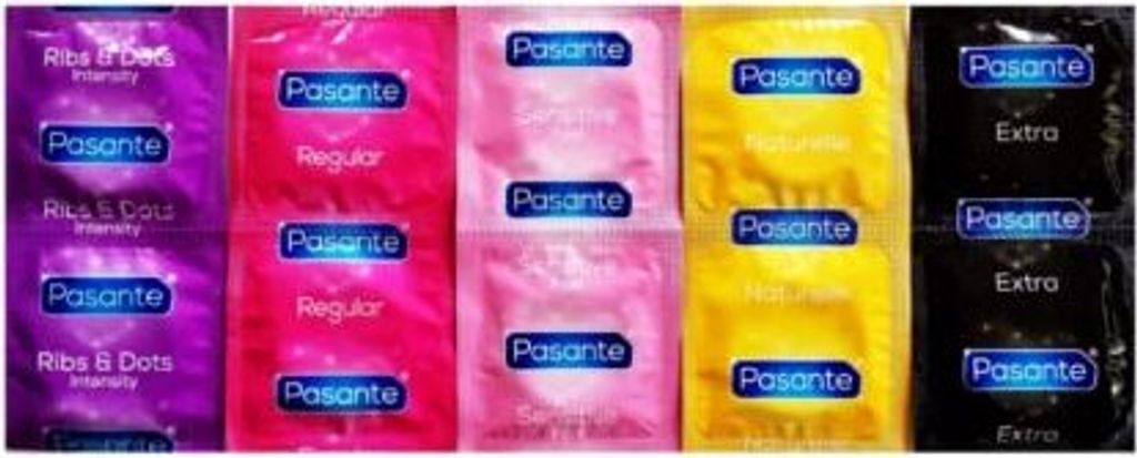 50 Stück PASANTE Kondome 5 Sorten MIX Sortiment Mischung Produktbild 