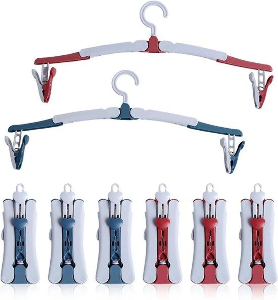 Cintre de voyage pour camping et déplacement professionnel de 8 pcs