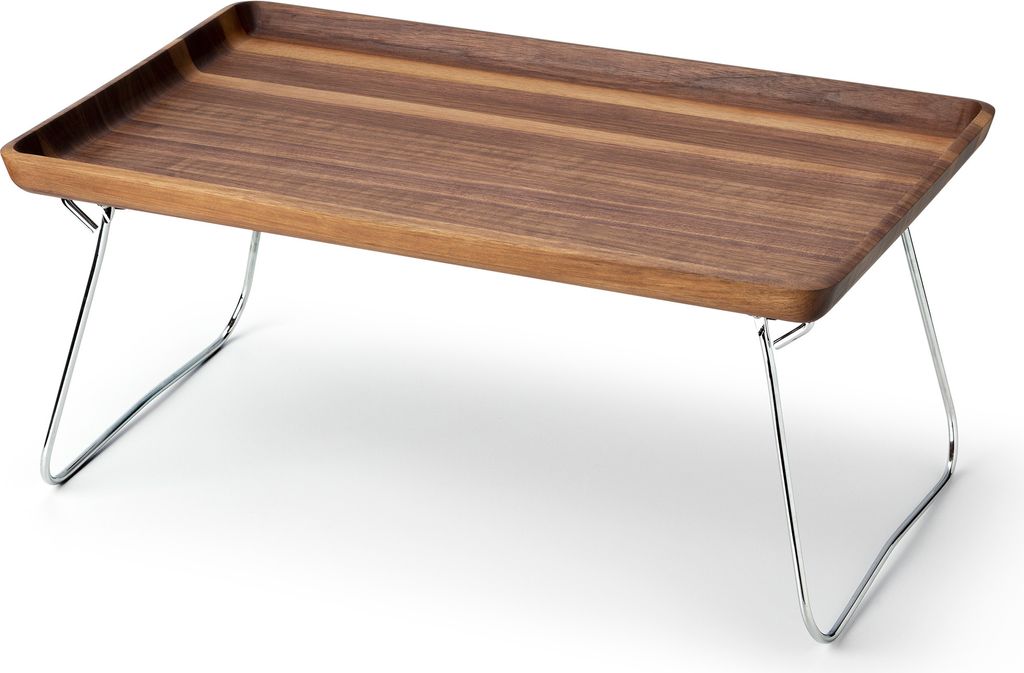 CONTINENTA Bett-Tablett, Walnuss 53x32x7 cm 4241 Immagine del prodotto 