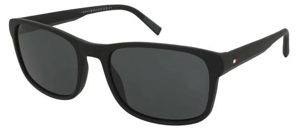Lunettes de soleil rectangulaires Tommy Hilfiger TH 2325/S en Noir