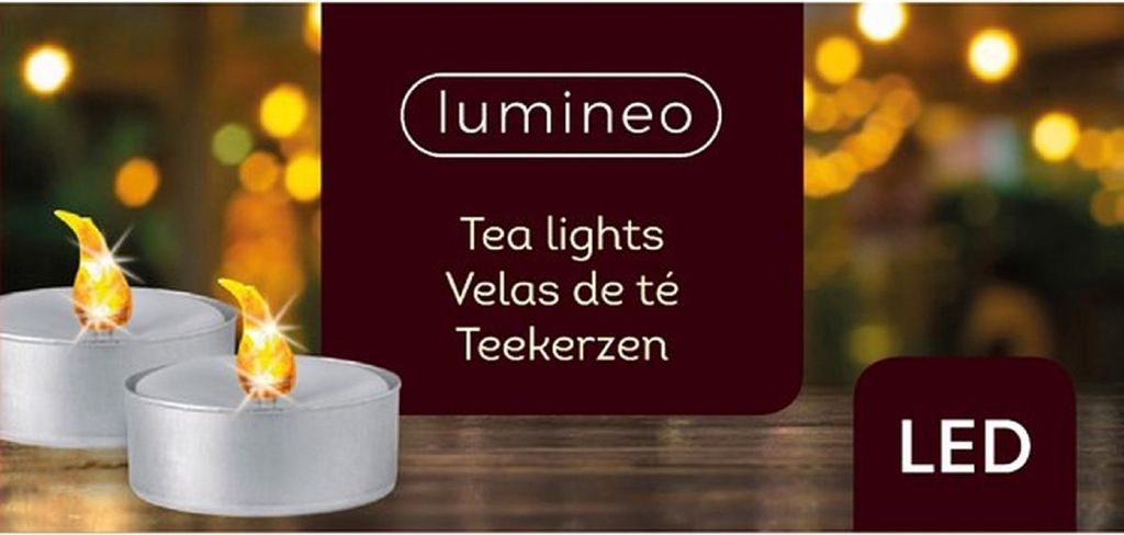 LED Teelicht mit Batterie 2er Set