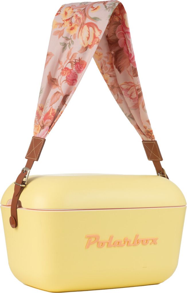 Polarbox Prinkstyle Strap Flower Brown 91cm
