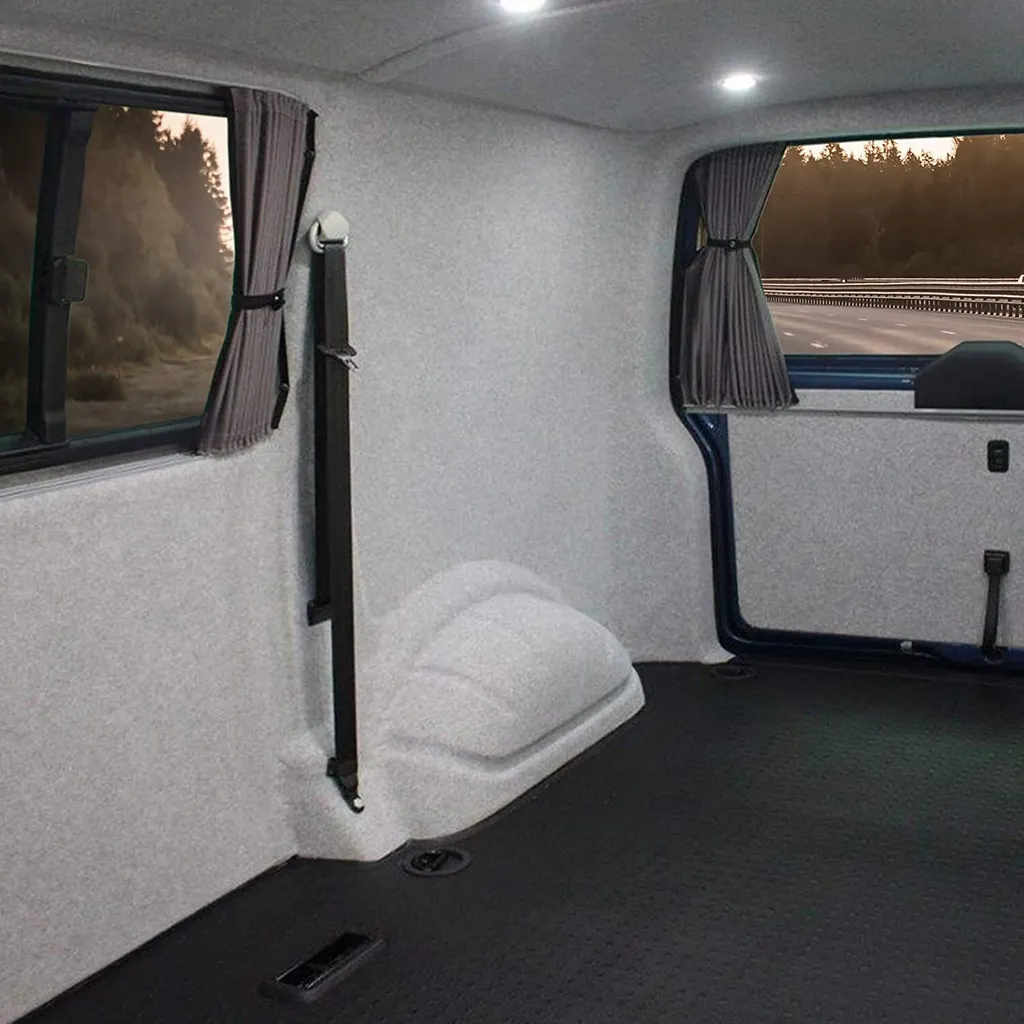 Feltro Agugliato Superflex 206x150cm | Grigio Chiaro per Auto e Van - 6