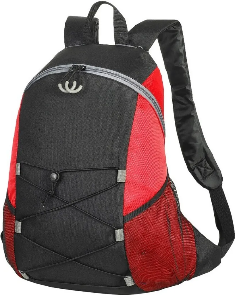 Shugon Chester BC4694: Zaino Unisex Minimal e Ultra-Light Nero/Rosso