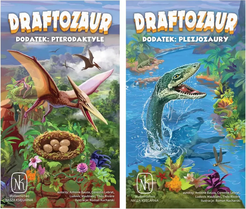 Draftosaurus Game 2 Accessoires : Pterodactyles et Plesiosaures