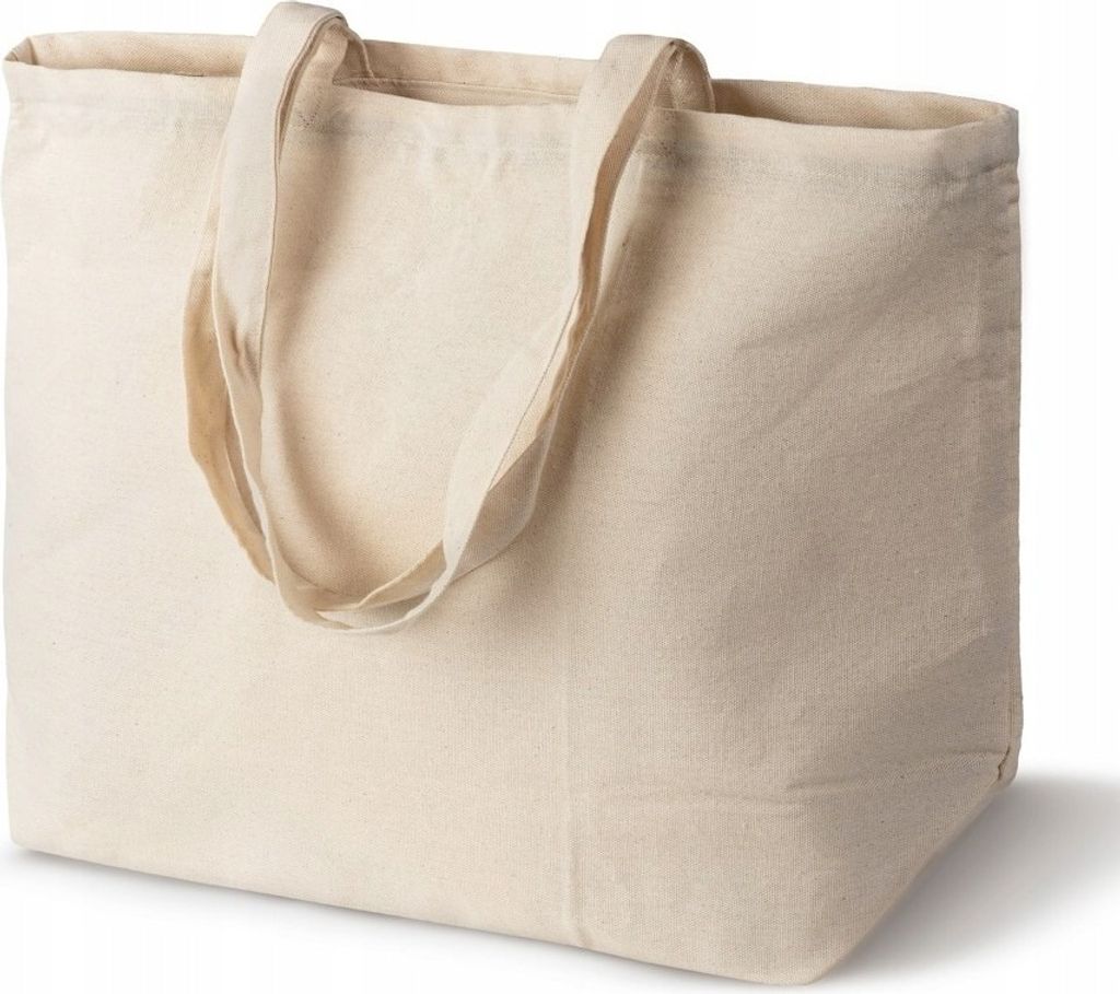 Baumwoll-Einkaufstasche Ecru „Detroit“ 51×15×38 cm – Produktbild 
