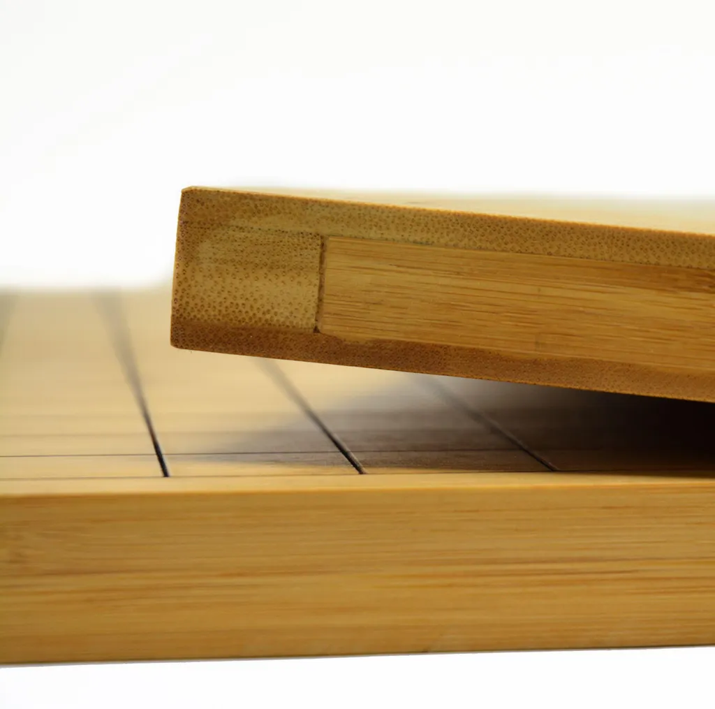Plateau de Go et Échecs Chinois en Bois de Bambou Réversible