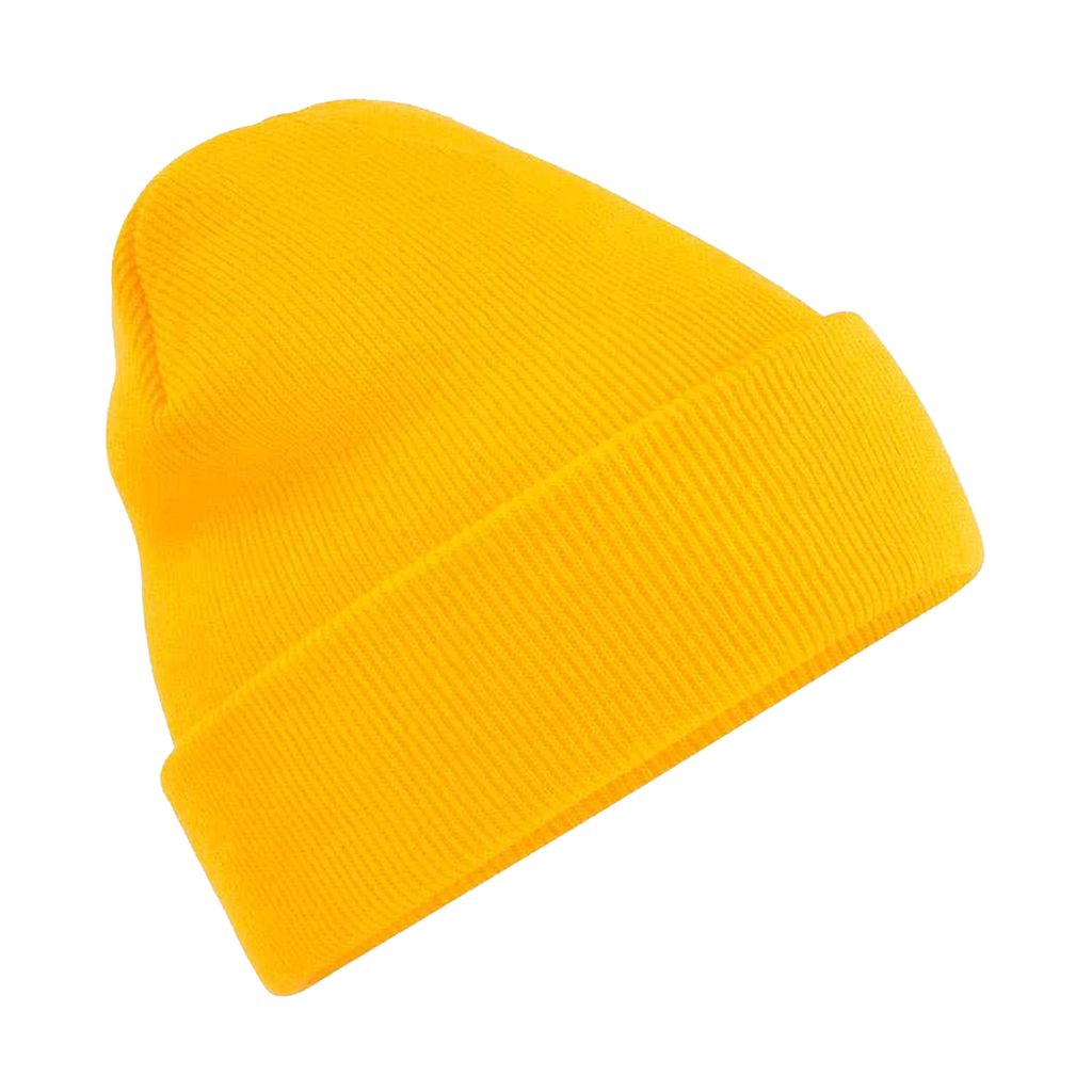 Beechfield Uni Strickmütze für Erwachsene BC3954 (Einheitsgröße) (Feuerrot)