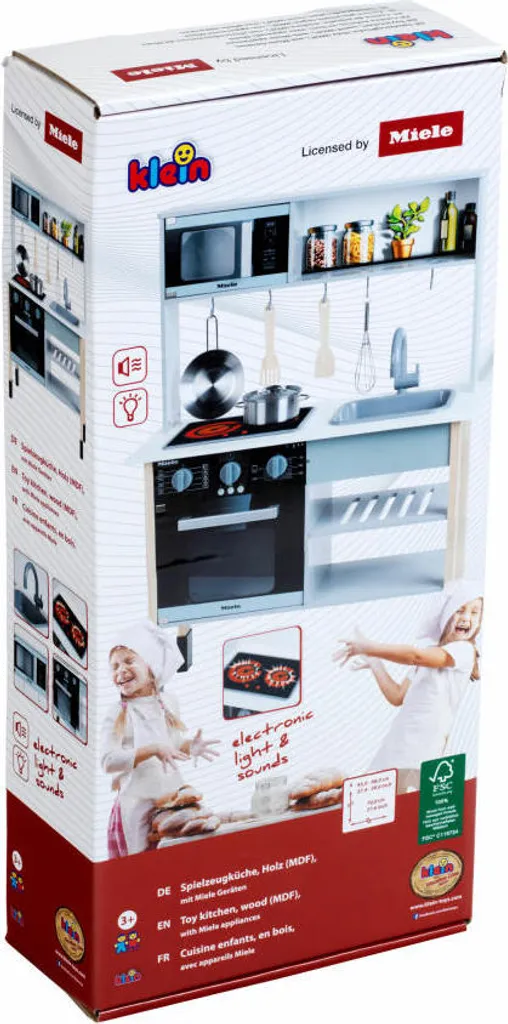 Cuisine jouet Miele en bois robuste Theo Klein 7199 : un jouet durable