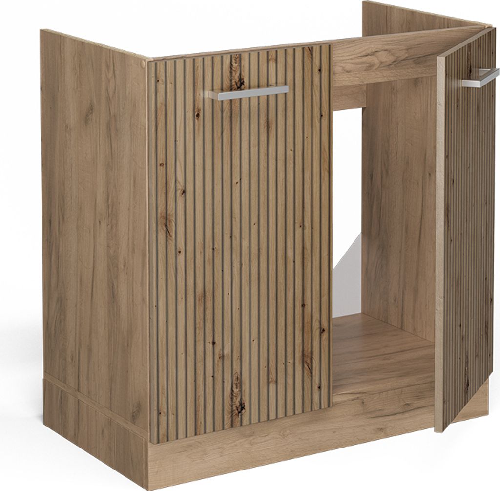 Szafka pod zlew Vicco R-Line Dąb rzemieślniczy 80 cm bez Zdjęcie produktu 