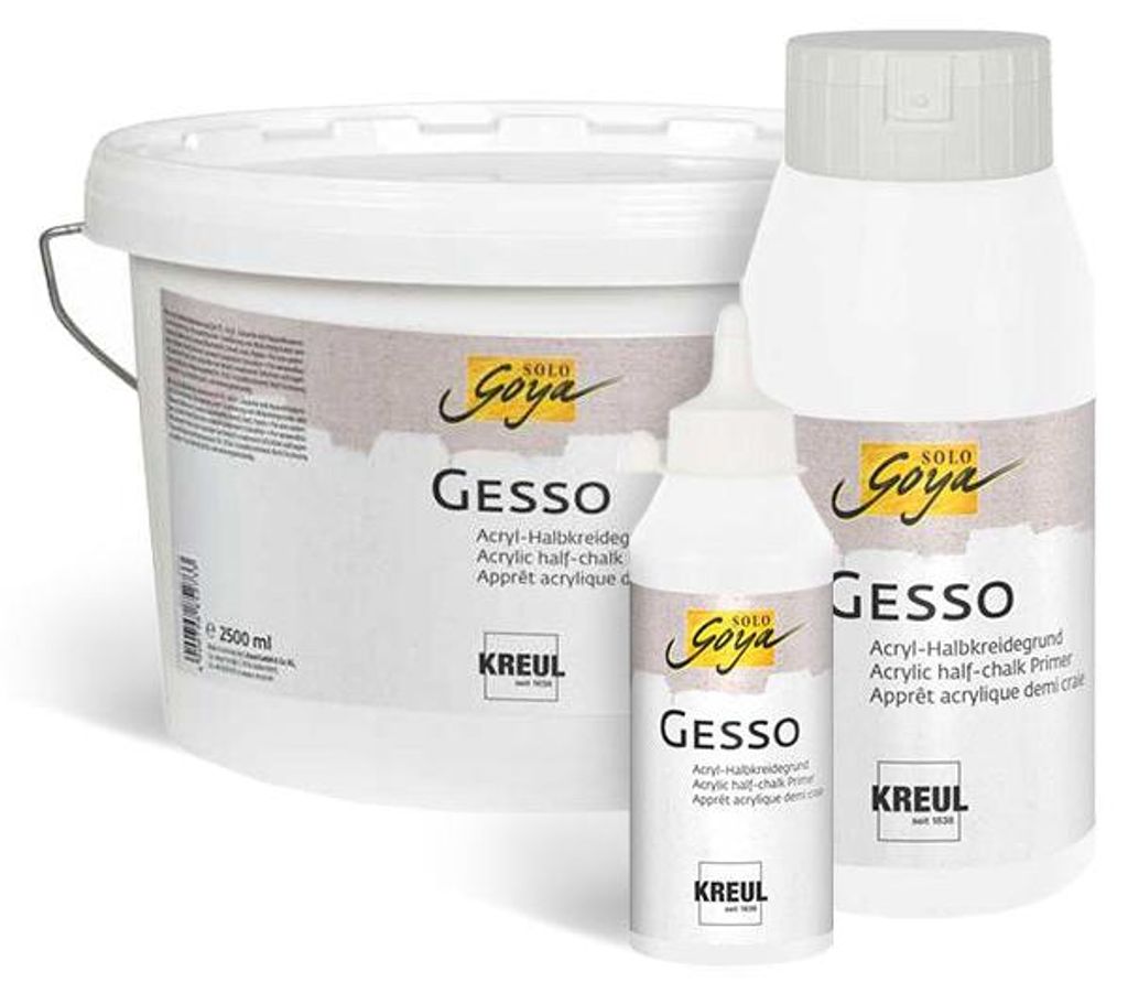 KREUL Solo Goya Gesso weiß 250 ml / 750 ml / 2500 ml - 250 Produktbild 