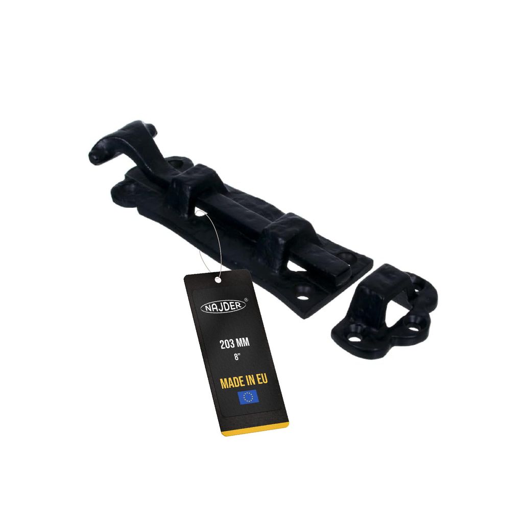 NAJDER Geschmiedeter Riegel 8", Länge 203 mm, traditionelle Produktbild 