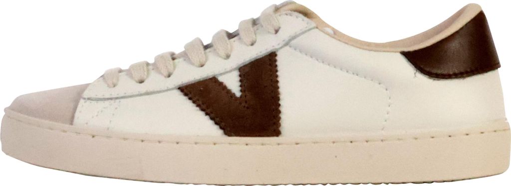 Victoria Sneaker 1126142 Low-Top Weiß mit Schnürung, runde Spitze, Flachabsatz