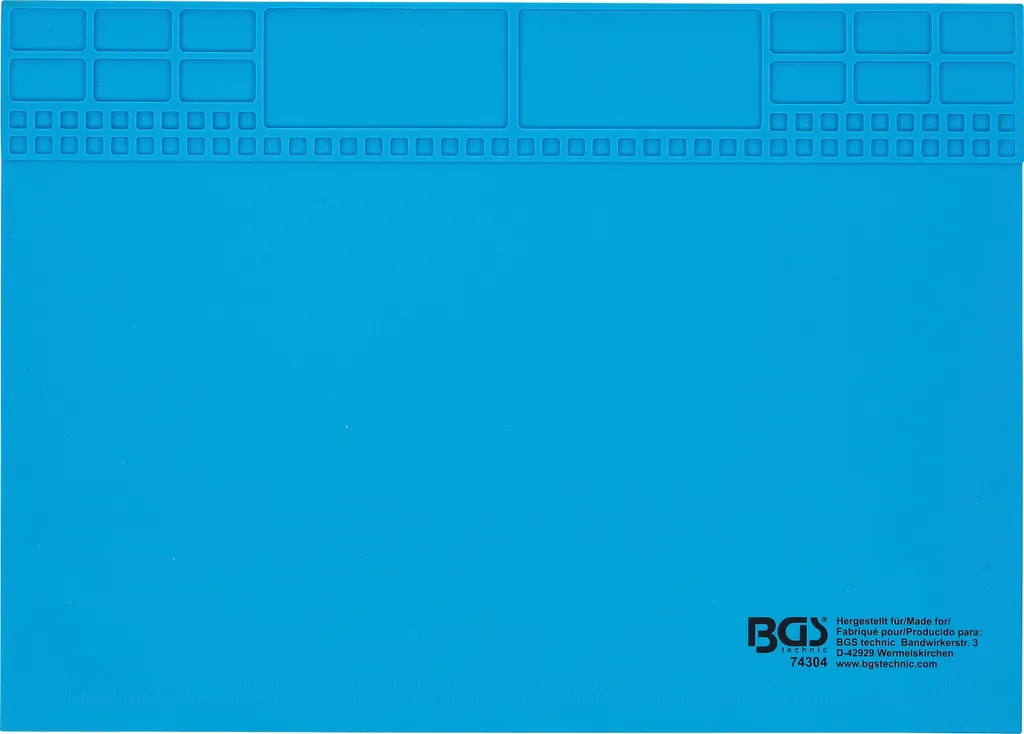 BGS Tappetino da lavoro in silicone magnetico 350 x 245 x 3 mm - 74304 - 2