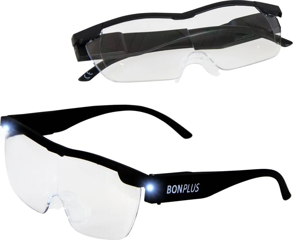 Occhiali Ingranditori Bonplus BP 1.6x | Luce LED e Struttura Leggera